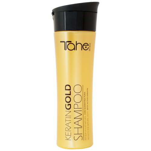 TAHE BOTANIC GOLD šampón s aktívnym keratinom pre poškoděné a suché vlasy (300 ml)