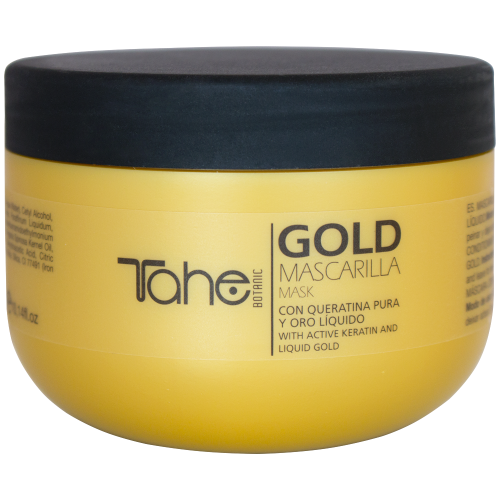 TAHE keratinová maska BOTANIC GOLD na suché a velmi poškoděné vlasy (300 ml)