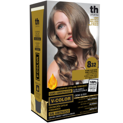 Farba na vlasy V-color č.8.32 (svetle béžová blond)-domáca sada+šampon a maska zdarma TH Pharma