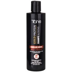 Hydratačný šampón Gold proteín na suché vlasy (300 ml) s arganovým, ľanovým olejom a aminokyselinami