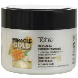Miracle Gold maska proti krepovitosti na jemné vlasy (300 ml) Tahe