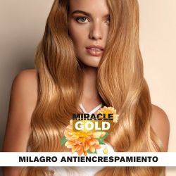 Miracle Gold maska proti krepovitosti na pevné vlasy (300 ml) Tahe